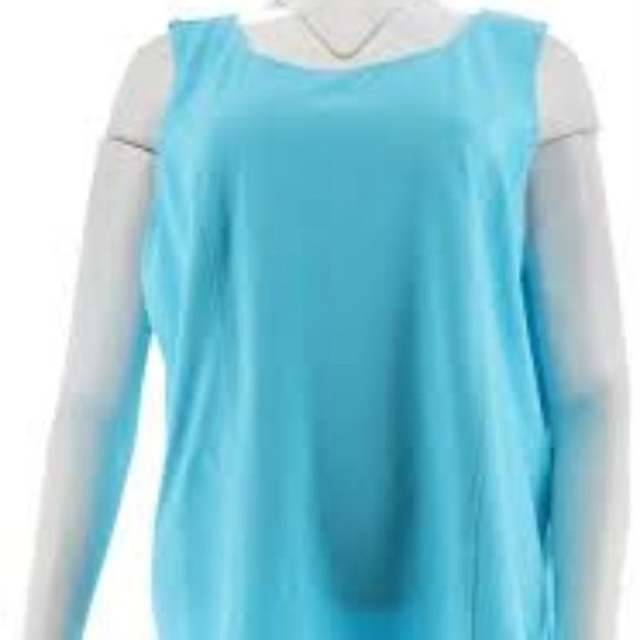 NWT LINEA LEISURE LOUIS DELL'OLIO AQUA TANK XXS - Picture 2 of 10